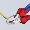 Kìm Cắt Mũi Thon Knipex 70 02 160 Dài 160mm Cắt Thép Ø 3.0 mm Tay êm