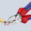 Kìm Cắt Mũi Thon Knipex 70 02 160 Dài 160mm Cắt Thép Ø 3.0 mm Tay êm