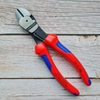 Kìm Cắt Thân Chéo Knipex 74 12 180 Có Lẫy Tự Mở Miêng Chiều Dài 180mm