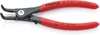 Kìm Mở Phe Ngoài Ø10–25mm Knipex 49 41 A11 – Mũi Gài, Đầu Cong 90°, Có Cữ Chặn Chính Xác  