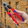 Knipex 95 62 190 Kìm Cắt Cáp Thép Bện Wire Rope và Bấm Cos Bowden