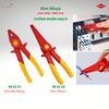 Kìm Nhựa Đa Năng Cách Điện 1000 Volt Knipex 98 62 01 Chống Đoản Mạch
