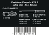 Bộ Tua Vít Wera Kraftform Kompakt VDE 7 Chi Tiết Mũi Extra Slim 0500660300