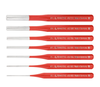 Bộ Pin Đóng (Pin Punches) Rennsteig 425 560 6 Màu Đỏ Độ Cứng 58-60 HRC