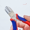 Kìm Cắt Mũi Thon Mini Knipex 70 15 110 Dài 110mm Cắt Thép Ø 1.2mm Mạ Chrome