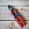 Knipex 95 22 165 Kìm Cắt Cáp Điện Đồng Nhôm Ø15mm Tay Cầm Êm Có Lò Xo Tự Mở