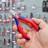 Kìm Cắt Điện Tử Chính Xác KNIPEX 77 42 115 Lưỡi Cắt Nhọn Không Vát_Tôi Cứng 62HRC