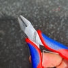 Kìm Cắt Điện Tử Chính Xác KNIPEX 77 42 115 Lưỡi Cắt Nhọn Không Vát_Tôi Cứng 62HRC