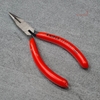 Kìm Nhọn Knipex 25 01 125 Mũi Đàn Hồi Có Lưỡi Cắt Tôi Cứng 61 HRC Dài 160mm
