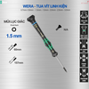 Wera 2054 Tua Vít Lục Giác 1.5mm - Mở Linh Kiện (Mã Sản Phẩm 118066)