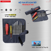 Bộ Tua Vít PB SwissTools 9 Chi Tiết PB 8218.GY V01 Trong Túi Cuộn Màu Xanh Đen