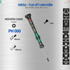 Tua Vít PH 000 - Wera 2050 Mở Linh Kiện Mũi Phillips Bốn Cạnh (Mã Sản Phẩm 345290)