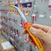 Kìm Nhọn Knipex 25 26 160 Đầu Cong 40° Lưỡi Cắt 61 HRC