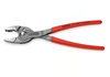 Kìm KNIPEX TwinGrip 82 01 250 Mở Ốc Gỉ Sét Ø 5-27mm Tay cầm nhựa đỏ