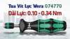 Wera Tua Vít Lực 0.1 - 0.34 Nm Series 7400 Với Đầu Thao Tác Nhanh Rapidaptor 074770