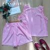 Bộ đùi kate sát nách bèo, Sọc hồng