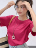 Áo thun cotton 4 chiều, hồng sen