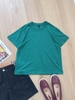 Áo thun cotton 4 chiều, xanh vịt