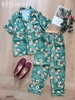 Dài pijama mango, xanh hoa đào
