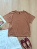 Áo thun cotton 4 chiều, nâu