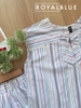 Ngố sát tay kate sọc, trắng hồng