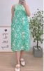 Đầm linen sắc màu