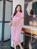 Lửng pijama hồng
