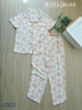 Ngố pijama mango vàng nhạt