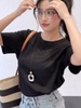 Áo thun cotton 4 chiều, đen