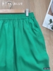 Quần suông linen ống rộng kiểu basic