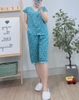 Lửng cổ tim ren xanh hoa trắng