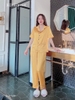 Ngố pijama vàng trơn