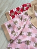 Đùi pijama đỏ hoạ tiết