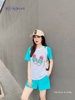 Đùi thun giầy xanh mặc nhà & dạo phố