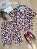 Lửng pijama mango, hoa sắc màu