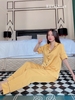 Ngố pijama vàng trơn