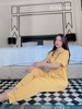 Ngố pijama vàng trơn