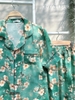 Dài pijama mango, xanh hoa đào