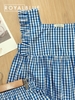 Đùi cánh tiên cổ vuông kate, Karo Xanh
