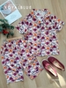 Lửng pijama mango, hoa tím cam