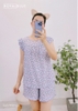 Đùi cánh tiên xanh hoa hồng