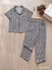 Ngố pijama mango karo đen