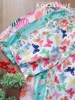 Dài tay lỡ cotton xinh, lá sắc màu