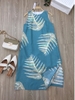 Đầm linen sắc màu