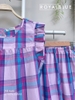 Ngố cánh tiên kate, karo tím xanh