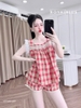 Bộ đùi cổ vuông phối ren