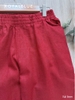 Quần baggy linen phong cách, cự dễ thương, đỏ đô
