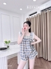 Bộ đùi cổ vuông phối ren