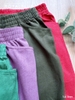 Quần baggy linen phong cách, cự dễ thương, xanh rêu