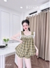 Bộ đùi cổ vuông phối ren